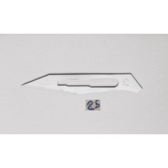 XanitaliaPro Sterilisierbare Skalpellklingen Klinge Nr. 25 Pack 100 Stück