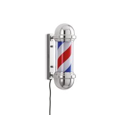 XanitaliaPro Barber Indoor Poste Luminoso De Barbero Silber