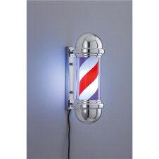 XanitaliaPro Barber Indoor Poste Luminoso De Barbero Silber