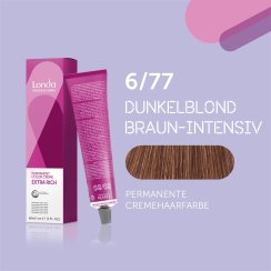 Londa Professional Extra Rich Crème Permanente Cremehaarfarbe 6/77 Dunkelblond braun-intensiv 60ml