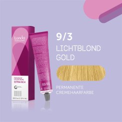 Londa Professional Extra Rich Crème Permanente Cremehaarfarbe 9/3 Lichtblond gold 60ml