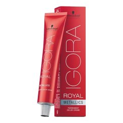 Schwarzkopf Igora Royal Metallics 7-17 Mittelblond Cendre Kupfer 60ml