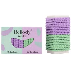 Bellody Mini Haargummis (20 Stück - Mint & Violet - Mischpaket)