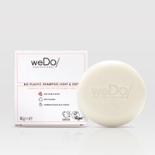 weDo/ Professional Light & Soft No Plastic Shampoo - Solid Shampoo Bar 80g