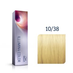 Wella Professionals Illumina Color 10/38 hell-lichtblond gold-perl60ml