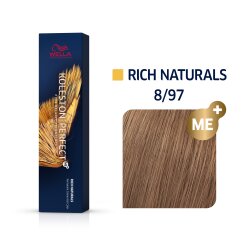 Wella Professionals Koleston Perfect Me+ Rich Naturals 8/97 hellblond cendré-braun 60ml