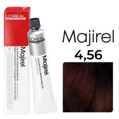 LOréal Professionnel Majirel Haarfarbe 4,56 Mittelbraun Mahagoni Rot 50ml