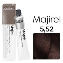 LOréal Professionnel Majirel Haarfarbe 5,52 Hellbraun Mahagoni Irisé 50ml