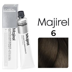 LOréal Professionnel Majirel Haarfarbe 6 Dunkelblond 50ml