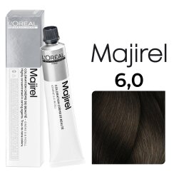 LOréal Professionnel Majirel Haarfarbe 6,0 Dunkelblond Intensiv 50ml