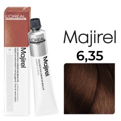 LOréal Professionnel Majirel Haarfarbe 6,35 Dunkelblond Gold Mahagoni 50ml