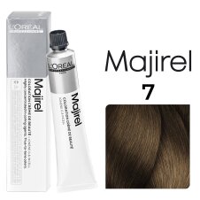 LOréal Professionnel Majirel Haarfarbe 7 Mittelblond 50ml