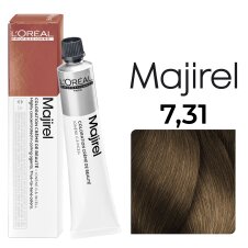 LOréal Professionnel Majirel Haarfarbe 7,31 Mittelblond Gold Asch 50ml