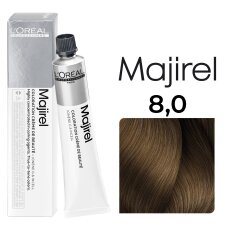 LOréal Professionnel Majirel Haarfarbe 8,0 Hellblond Intensiv 50ml