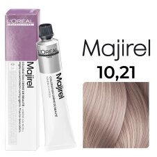 LOréal Professionnel Majirel Haarfarbe 10,21  Platinblond Irisé Asch 50ml