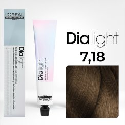 LOréal Professionnel Dialight 7,18 Mittelblond Asch Mokka 50ml