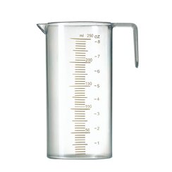 Messbecher transparent Füllmenge 250ml