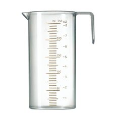 Messbecher transparent Füllmenge 250ml